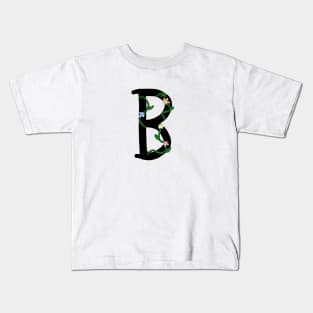 "B" Initial Kids T-Shirt